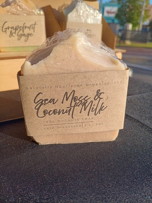 Sea Moss & coconut milk soap