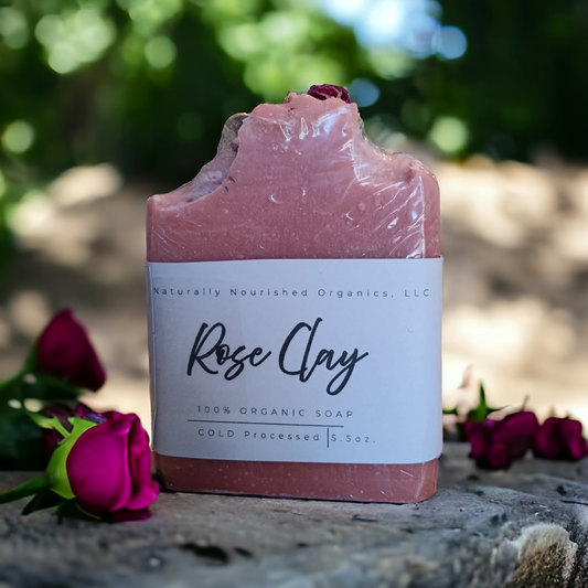 Rose clay soap